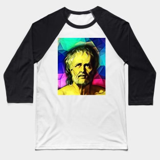 Lucius Annaeus Seneca Colourful Portrait | Lucius Annaeus Seneca Artwork 7 Baseball T-Shirt